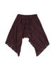 Cecese Bohemian Lace Cut Skirt Burgundy