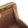 Dior Kisslock coin purse case coin purse Leather Brown/GoldHardware