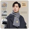 JIUMU Men's Pure Wool Scarf