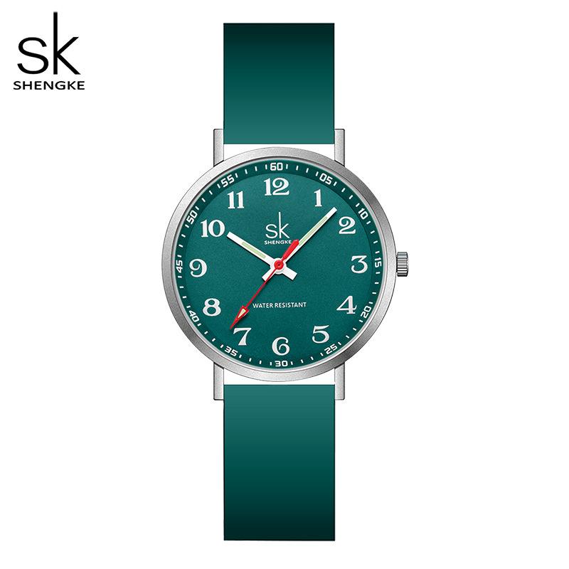 Ladies Watch Women S Simple Sports Silicone Tape Waterproof Quartz Watch Student Watch Women S Watch 0166