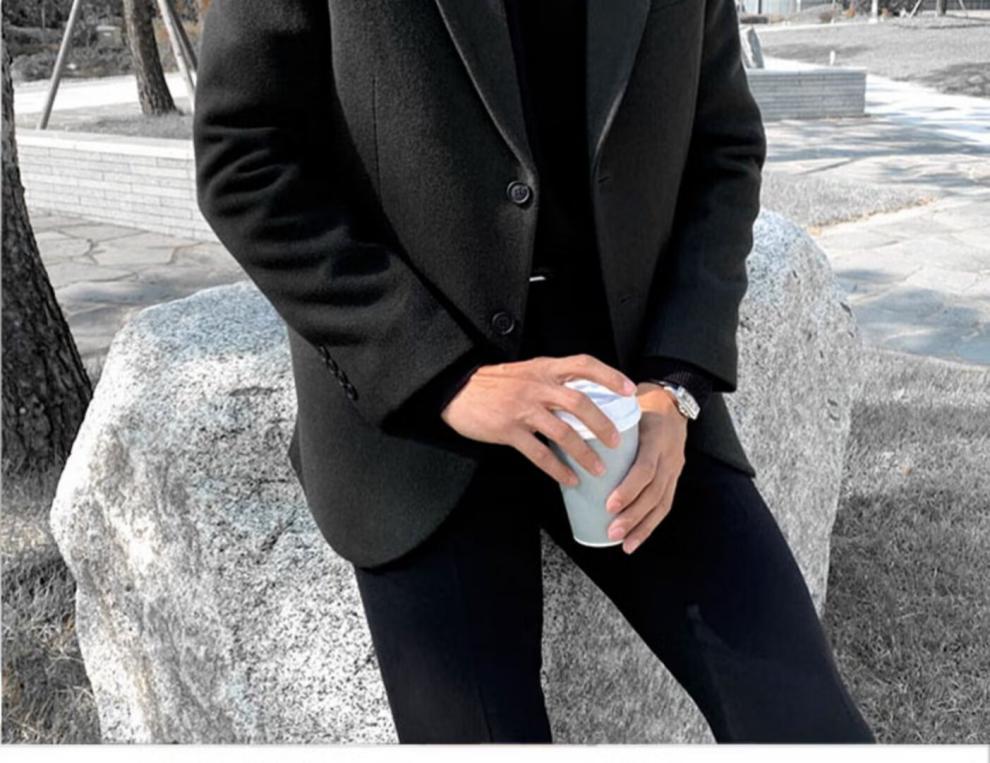 2024 Autumn Men's Trendy Casual Loose Suit Jacket