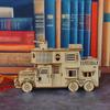 3D wooden puzzle battle RV model, DIY assembly model of Apocalypse mecha tank, 3D puzzle model of armored vehicle