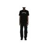 Moncler Letter Print Crew Neck Casual Pullover Short Sleeve T-Shirt Men T-Shirt Black J1-091-8C00002-89A17-999