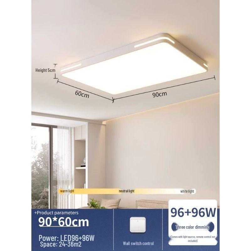 2025 Modern LED Ceiling Light for Bedroom, Study, or Living Room - Round and Simple Design