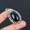 Daughters Day Deal Sterling Silver Obsidian Eye Gemstone Ethnic Pendant Jewelry