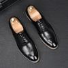 Fashion New Fashion Men's Dress Leather Shoes Male Designer Black White Lace Up Oxfords Wedding Prom Homecoming Footwear Zapatos Hombre
