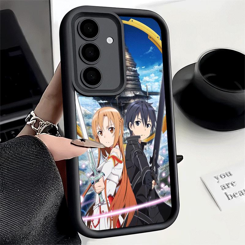 Phone Case for Samsung Galaxy S26 S25 Ultra S24 FE Sword Art Online Anime Shell S23 Plus S22 + S21 S20 5G Soft Silicone Funda