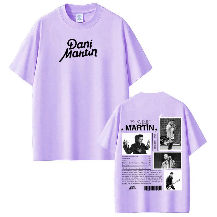 

Rapper Dani Martin Album Tour 2026 Print TShirts Men Women Hiphop Tshirts Cotton Fashion Short Sleeves Tshirts Streetwear 4XL