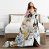S-StrayKids Flannel Blankets Spring K-pop Boys Group Super Soft Bedding Throws for Living Room Fluffy Bedspread Sofa Bed Cover