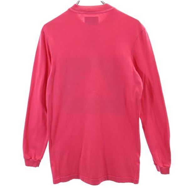 ARMANI JEANS Unused Made in Italy Long sleeve T-shirt 44 pink Ron T Men's Used