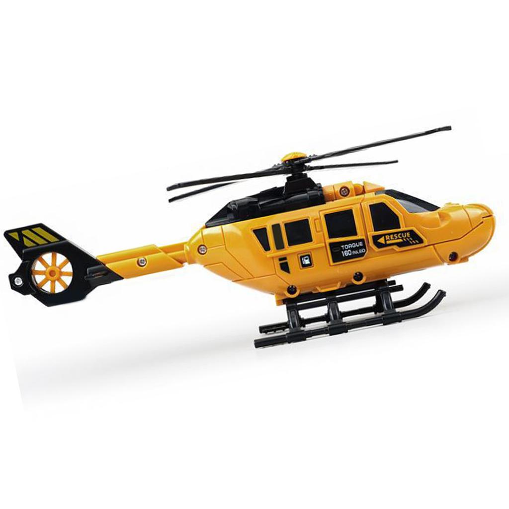 Helicopter Toy High Simulation Helicopter Toy Model and Figure Set for Boys Girls