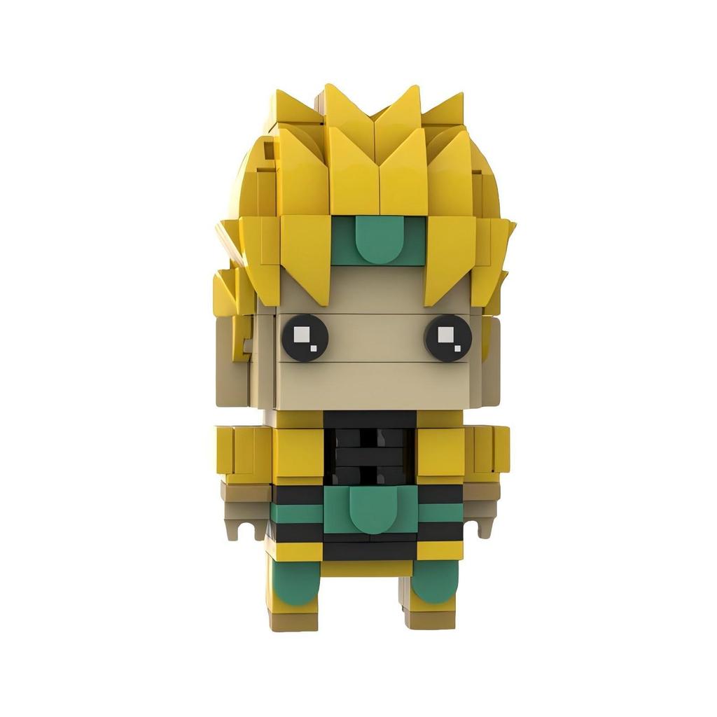 Building Blocks Jojo's Bizarre Adventure Character Brickhead Model Set Children's Assembled Ornaments