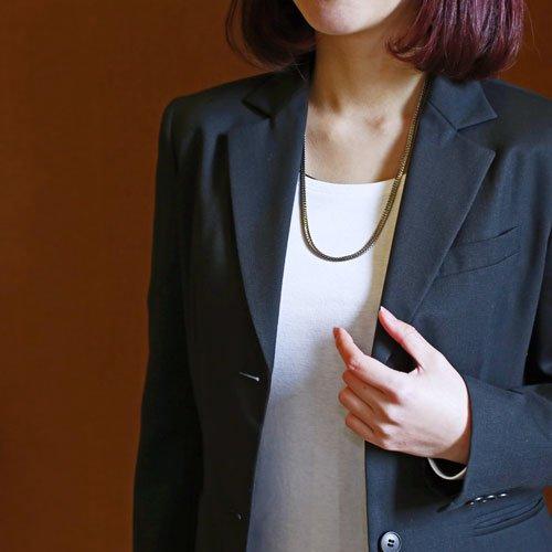 Unisex Titanium Necklace, 60cm, 5mm Wide, Pure Titanium Herringbone Necklace, Men's Jewelry, Italian Design