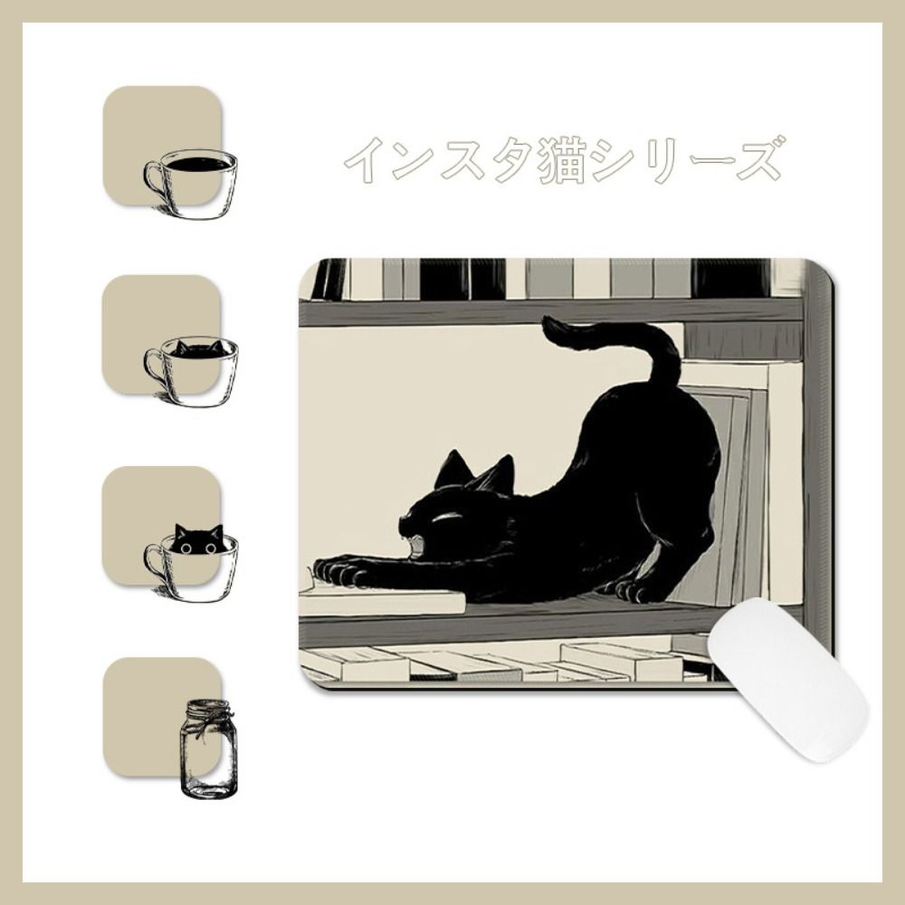 Desk Mat Waterproof Keyboard Mat Anti-Slip Cat Mouse Mat Creative Cat Mouse Pads  Girl Gifts