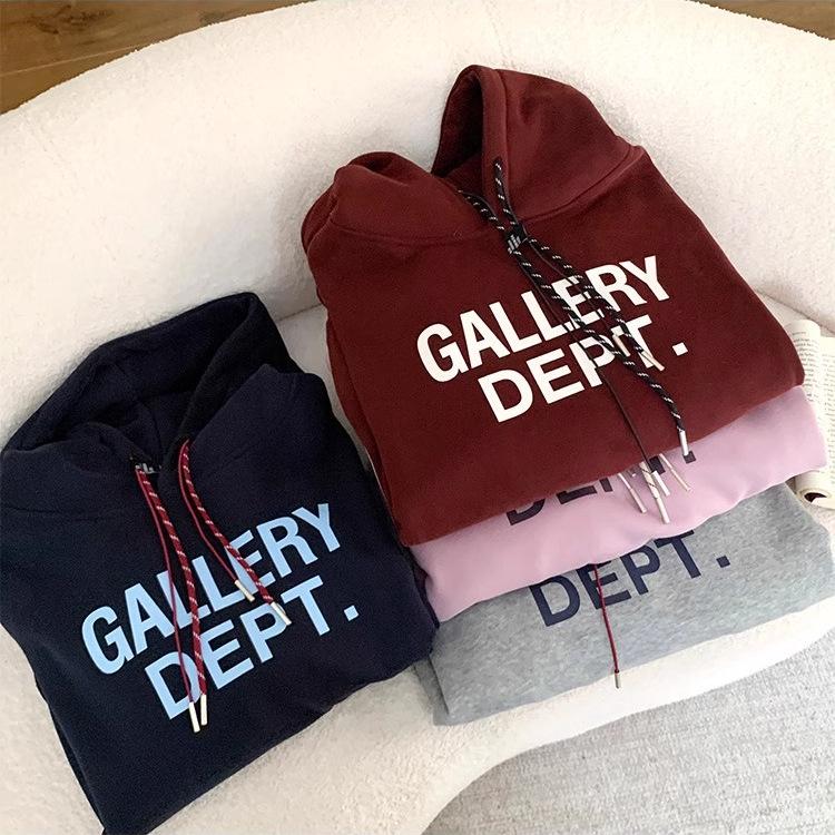 

Women s 2024 Autumn/Winter Pink-Purple Fleece-Lined Letter Hoodie Sweater L