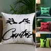 Anime C-Corteiz Pillow Case Sofa and Living Room Decorative Cushion Covers Dust-proof and Mite-proof Invisible Zipper