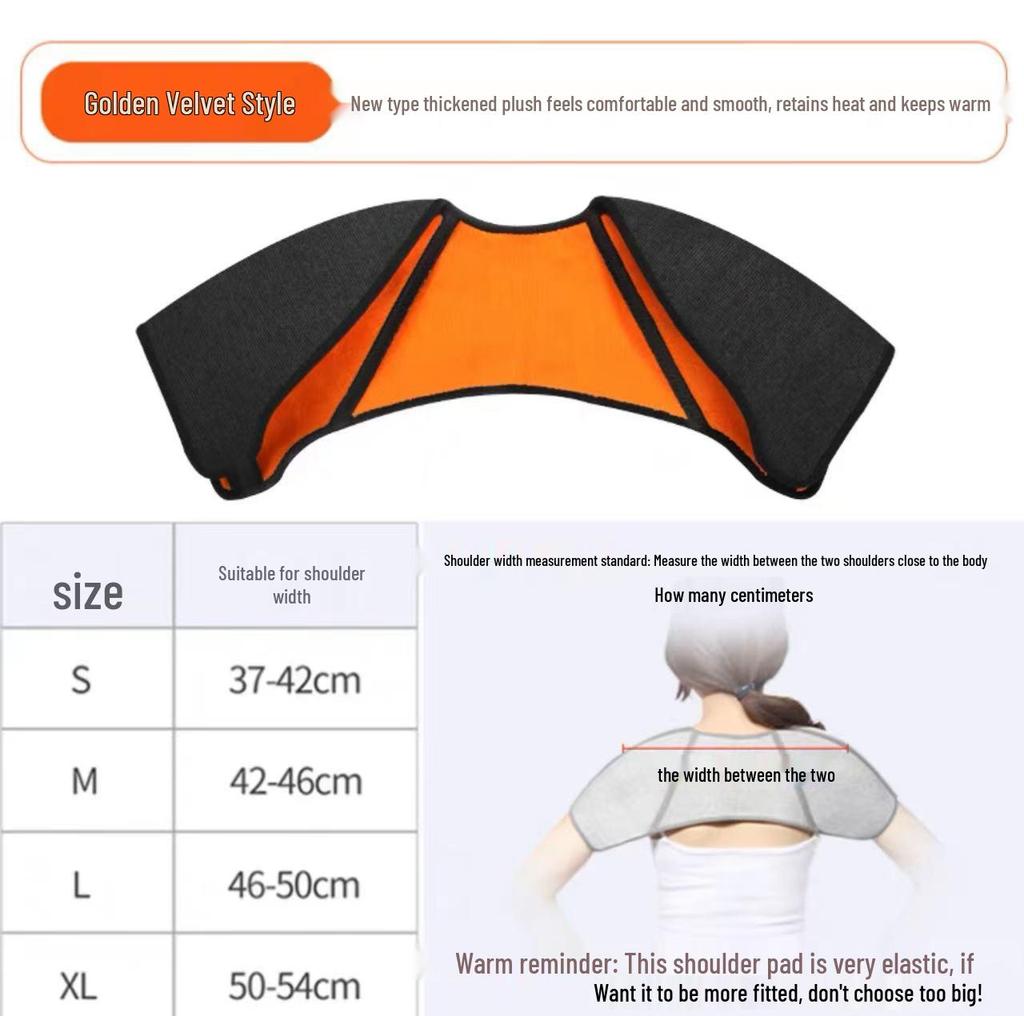 Unisex Self-Heating Pure Cotton Shoulder and Neck Cape for Winter Comfort and Cold Protection