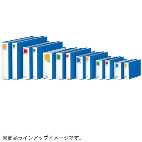 KOKUYO Fu-RT653B Tube File Eco Twin R A3 Horizontal 50mm Binding 2 Holes Blue