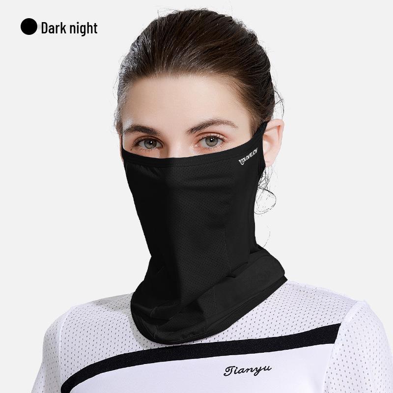 

Летняя женская маска для лица с защитой от УФ-лучей, с защитой шеи и ушей, для велоспорта и гольфа
