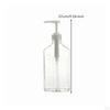 Syrup Dispenser with Pump Clear Sauce Container for Baristas, Bubble