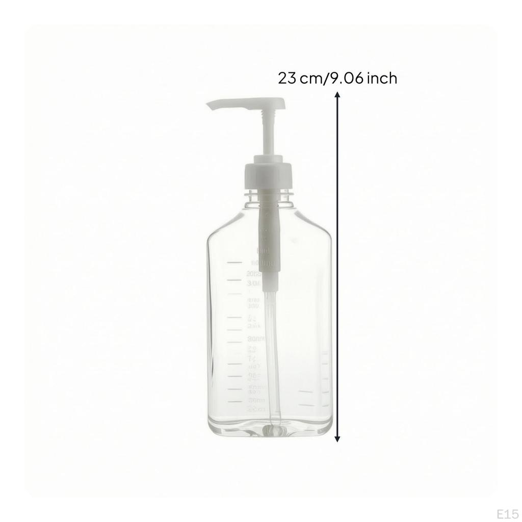Syrup Dispenser with Pump Clear Sauce Container for Baristas, Bubble