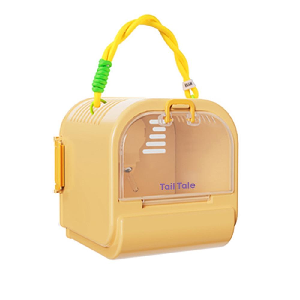 Velký prostor Křeček Přepravka Klec Prodyšná Malé zvíře Větraná Klec Křeček Přepravní pouzdro Křeček