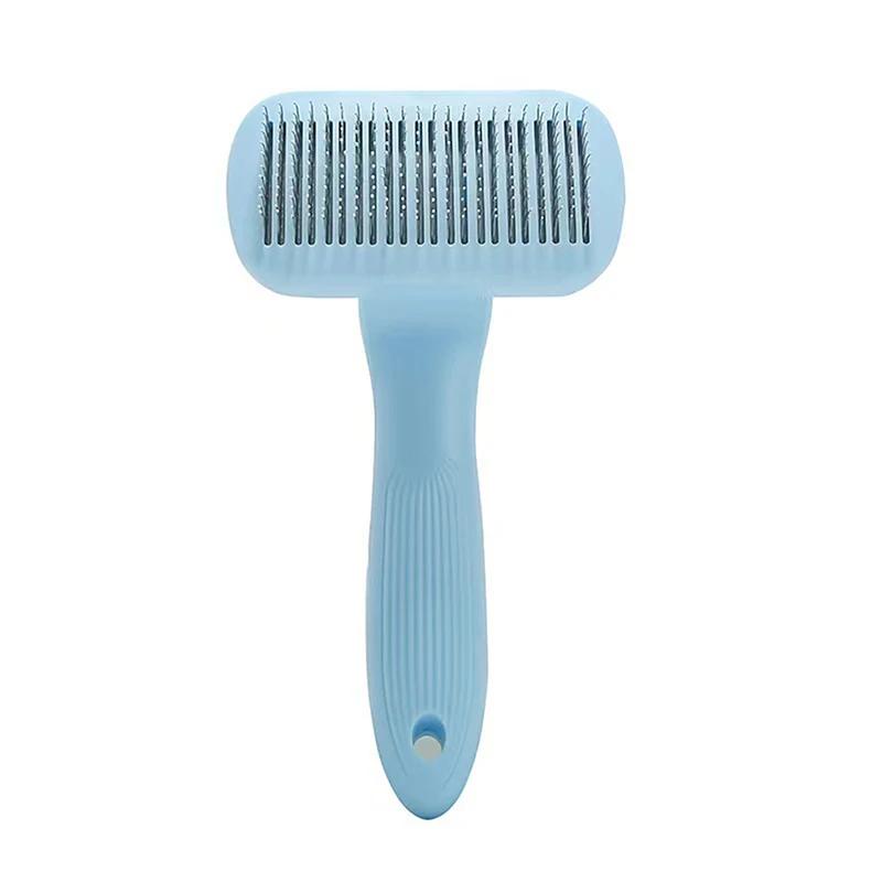 Dog Brush Self Cleaning Slicker Brush For Dogs Cats with Massage Particles Removes Loose Hair Pet Dog Grooming Dematting Brush