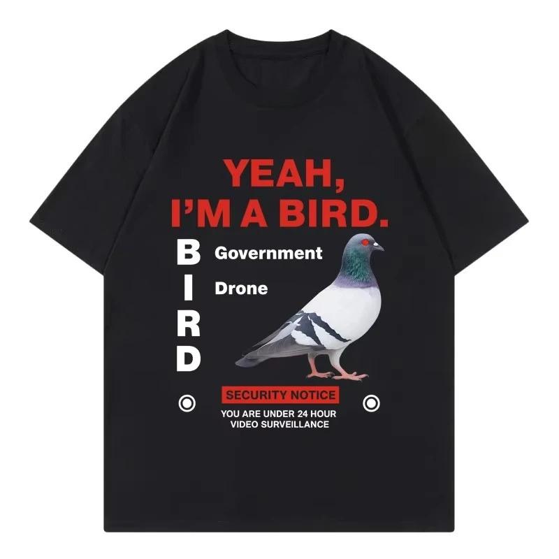 

GovernUnisext Funny Pigeon Crewneck Women Short Sleeve Graphic T Shirts Fashion Trend Short Sleeve Tshirts Women Clothing Tshirt 3XL