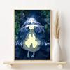 Frieren Anime Poster HD art sticky wall waterproof home living room bedroom bar aesthetic decoration