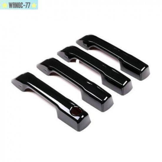 For Toyota Tundra - Black Car Exterior Side Door Handle Cover Trim 4X