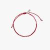 KAREN SILVER MACRAME BRACELET [black/RED/LIGHT GREEN/BROWN]