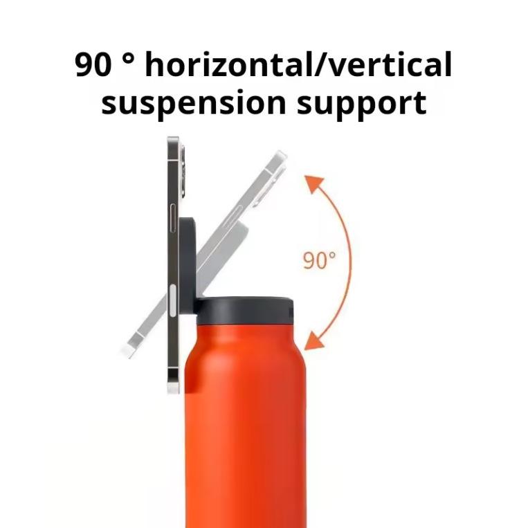 Large Magnetic 304 Stainless Steel Insulated Sports Cup Holder with Cold Retention