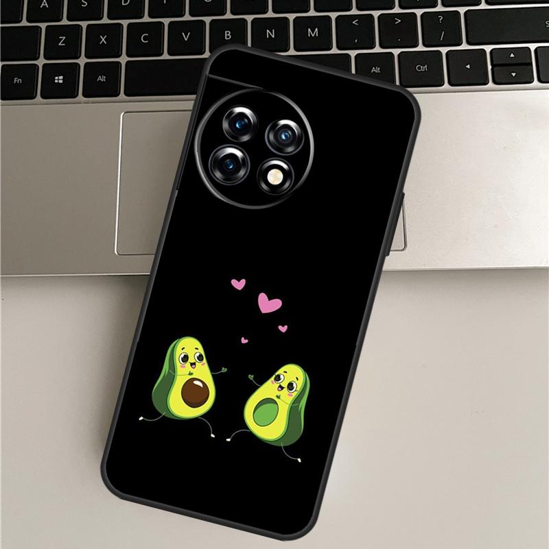 Cute Avocado Fruits Case For OnePlus Nord 5 CE 3 4 Lite N20 N30 OnePlus 15 13 12 11 10 Pro 10T 13R 13T 15R Cover