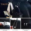 4Pcs Car Seat Headrest Hook Heavy Duty Stainless Steel Multifunctional Universal SUV Auto Seatback Mount Organizer Hanger Car Interior Accessories