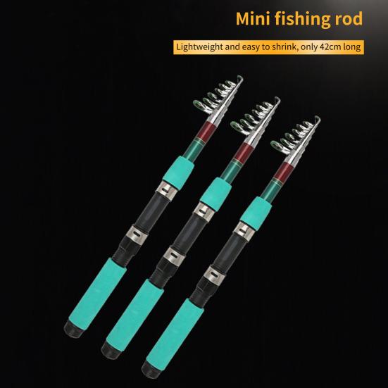 Fishing Pole Ergonomic Design Adjustable Fiber-glass Saltwater Freshwater Telescopic Fishing Rod for Outdoors