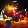 Trailer Wire Power Cord The 4 Pin Connector Prong Plug Suite Wiring Harness Extension Pvc Light Adapter Kit Towing