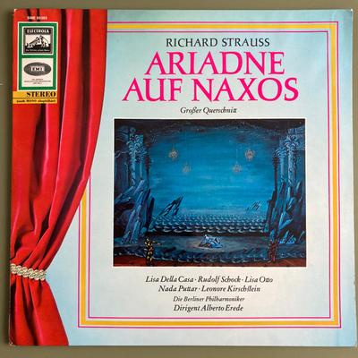 LP Schallplatte RICHARD STRAUSS - LISA DELLA CASA - Ariadne Auf Naxos SME80503 Electrola Deutschland Klassik Gebraucht