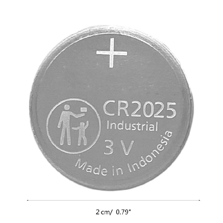CR2025 Button Cell Batteries 165mAh 3V for Calculator Computer Motherboard 10pcs