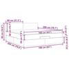VidaXL Cadre de lit ottoman avec matelas gris clair 160x200 cm velours, cadre de lit, cadre de lit rembourré, cadre de lit 3311711