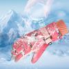 Children Skiing Gloves with Thermal Fleece Water Prevent Cartoon Gloves for Snowboarding Mountain Climbing Cold Weather