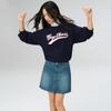 Gap Women's 2025 Autumn LOGO Appliqué Loose Baseball Jacket