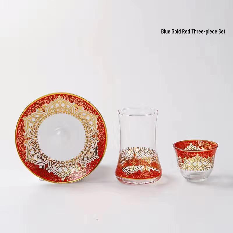 Tasse à café turque raffinée, élégante tasse à thé à motifs pour femmes