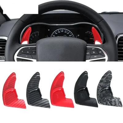 Car Shift Equipment Semi Automatic Clutch Red Car-Styling Automotive Steering Wheel Rear Shift Paddle For Dodge Challenger SRT