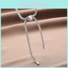 Trendy Minimalist Rhinestone Bowknot Necklace Elegant Titanium Steel Choker Chain