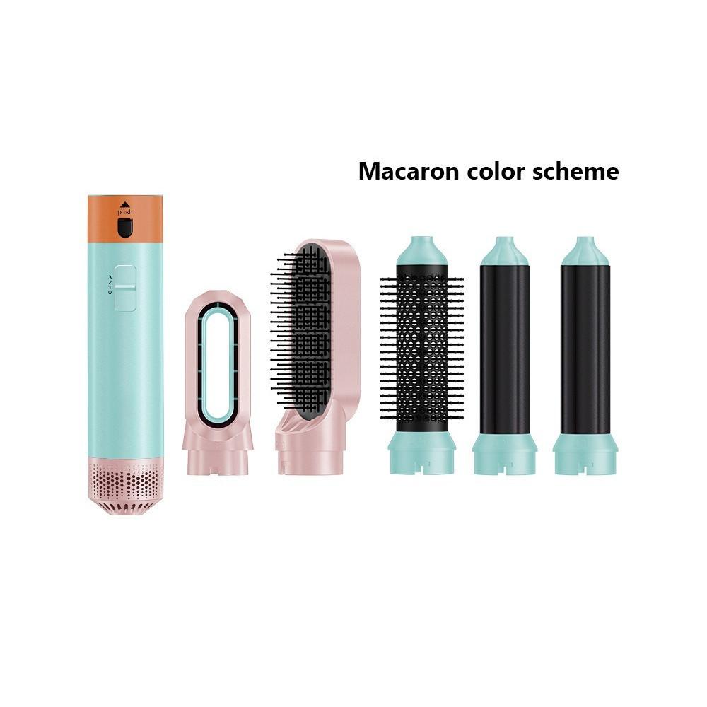 5-in-1 Hot Air Comb Multi Functional Straightening And Curling Dual-use Hair Curler Blow Dry Styling Comb