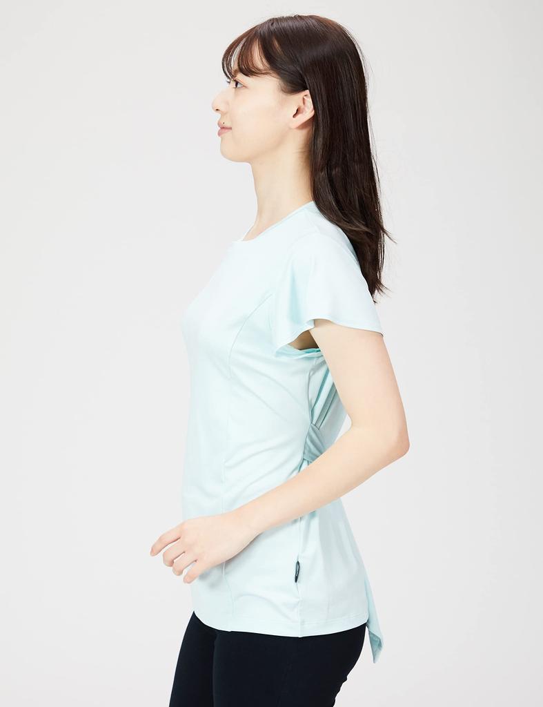 DFY505 ME Short Sleeve UV Size L Size CW-X/Wacoal Women's T-Shirt, Moisture-Wicking, Quick-Drying, Antibacterial, Odor-Resistant, Protection, (Japan