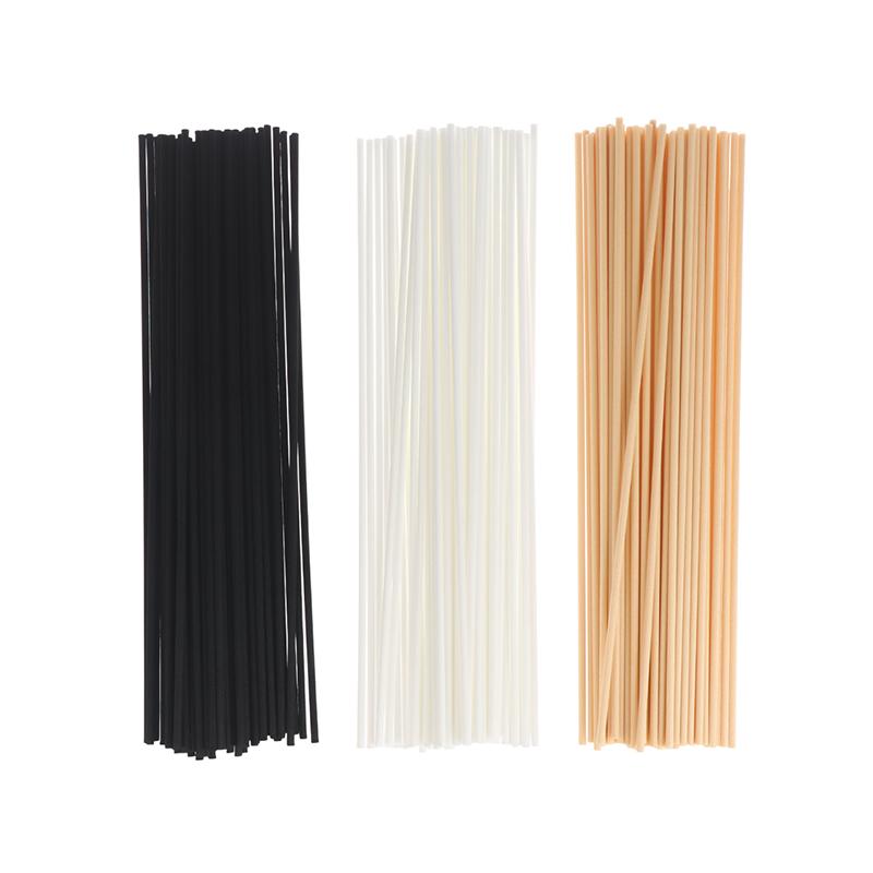 50Pcs/Pack Diffuser Sticks , Fragrance Refill Fibre Reed Thick Aromatherapy Diffuser Sticks For Diffuser Oils Home Decoration