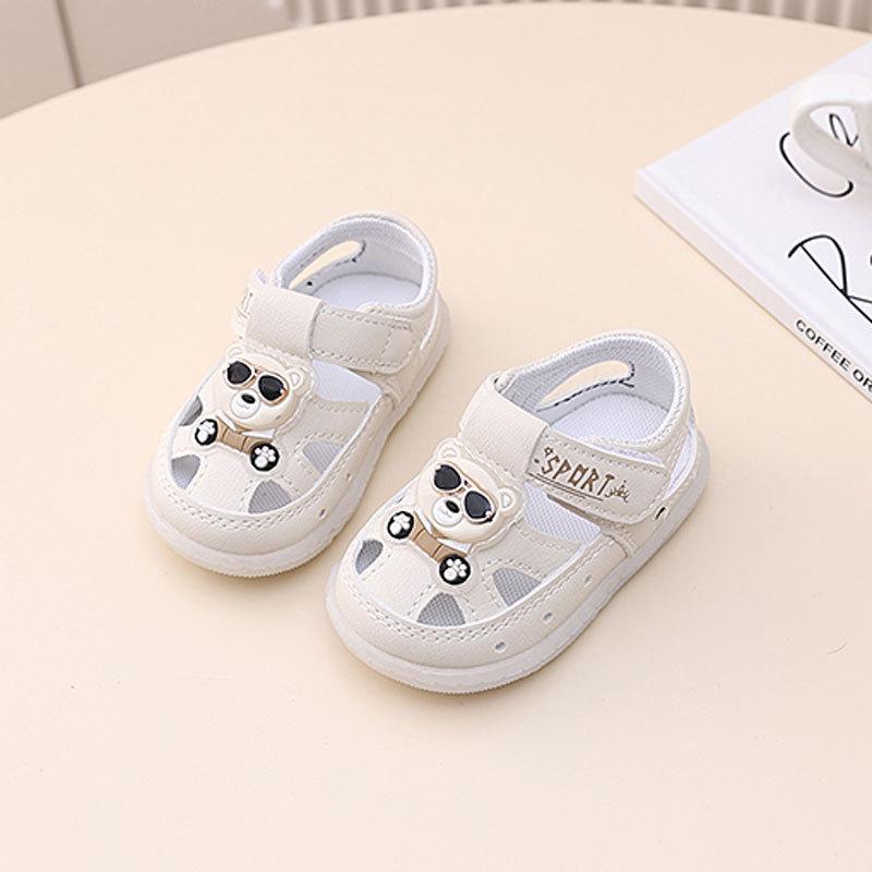 Summer Baby Shoes Soft Sole Sandals For Toddlers Boys Girls With Velcro Closure