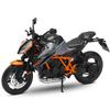 KTM 1290 Super Duke R, Maßstab 1:12, Sportmotorrad-Miniaturmodell aus Metallguss, dekoratives und trendiges Accessoire, Geschenk für Freunde