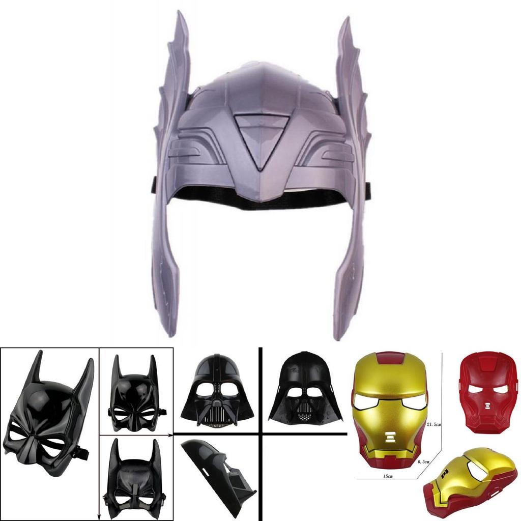 Maschera Casco di Thor in Plastica per Adulti Unisex Feste di Halloween e in Maschera**